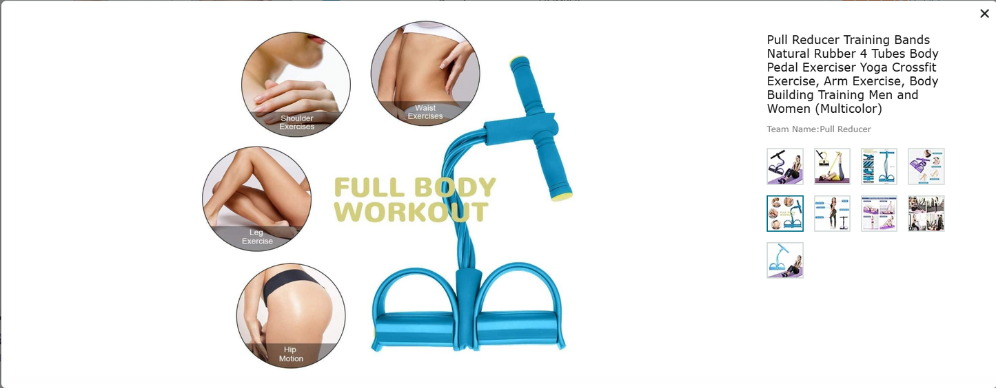 Yoga Pedal Puller Resistance Band Fitness Equipment